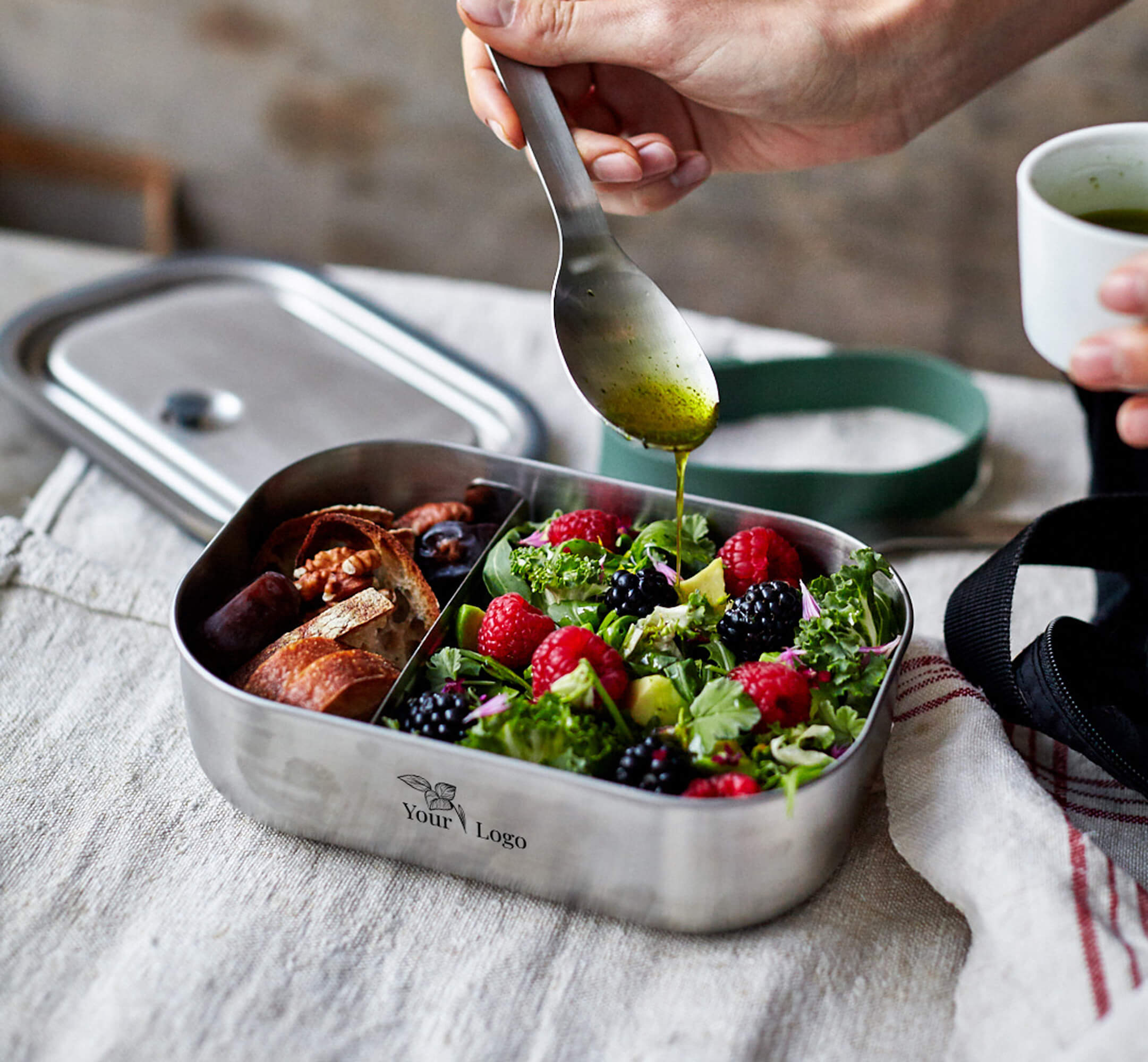 Branded Stainless Steel Lunch Box