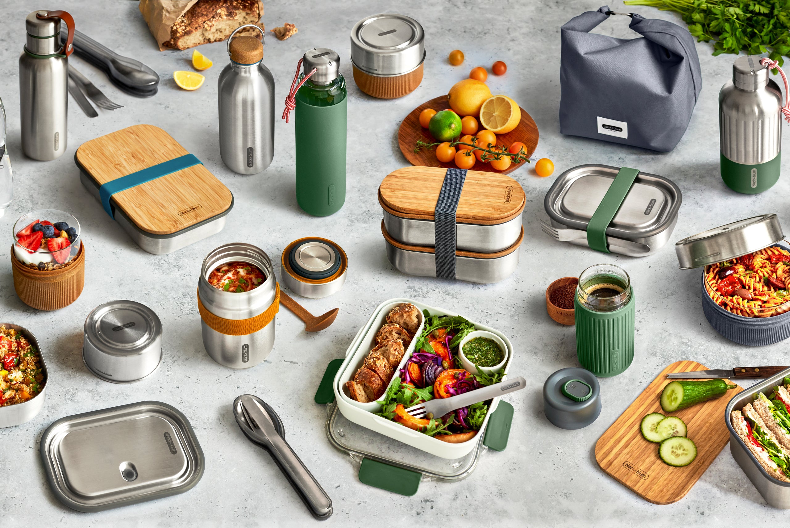 Black+Blum range of reusable and environmentally friendly food and drink products