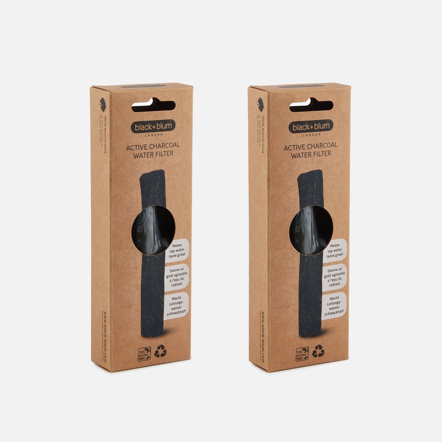 ACTIVE CHARCOAL WATER FILTER x2