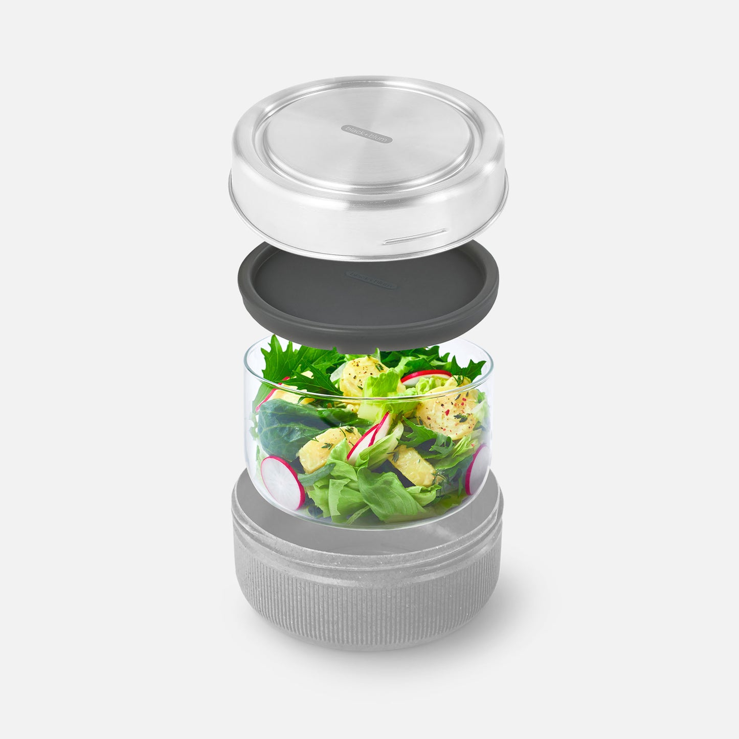 EXTRA GLASS BOWL + SILICONE TOP