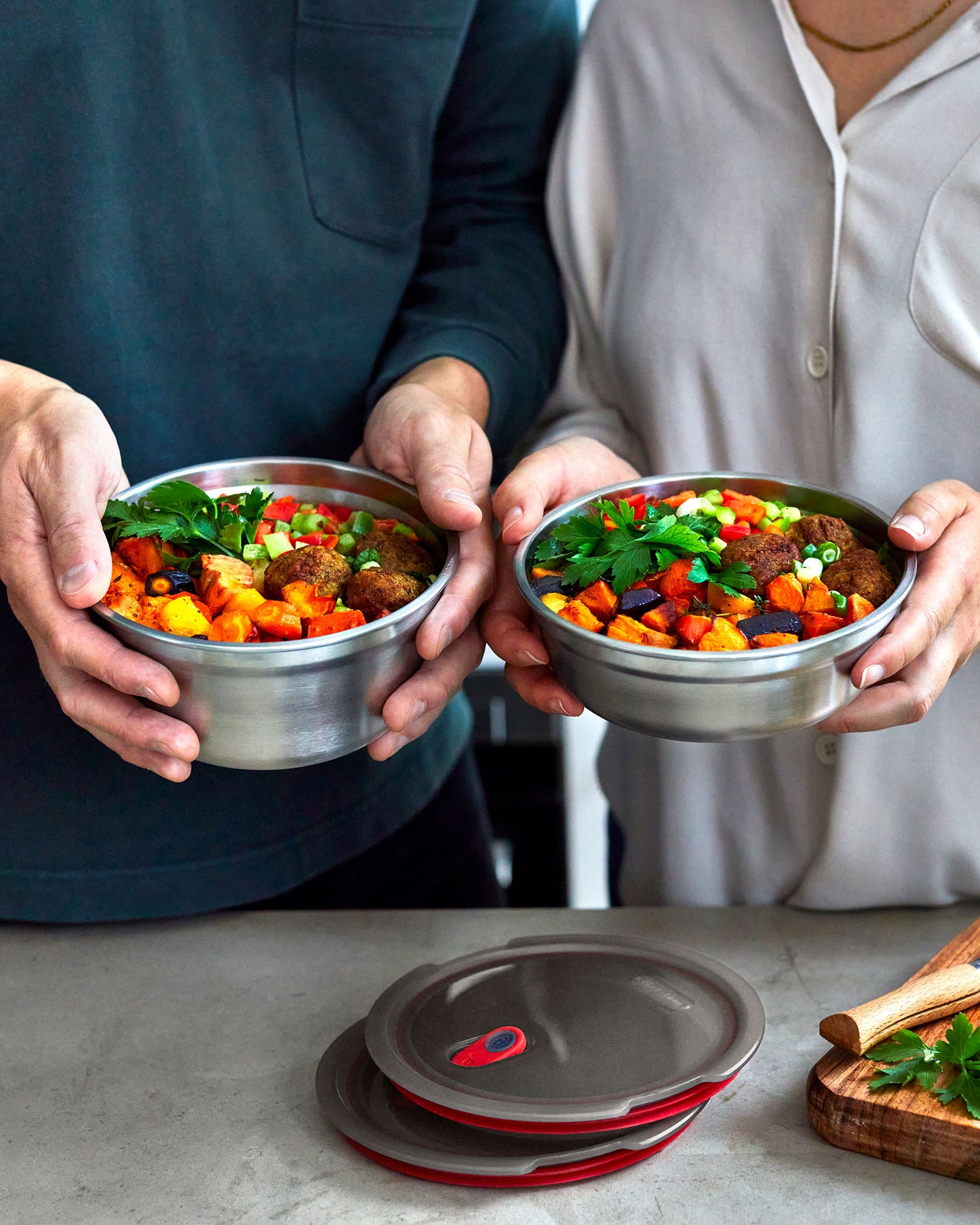 MEAL PREP BOWL SET X2