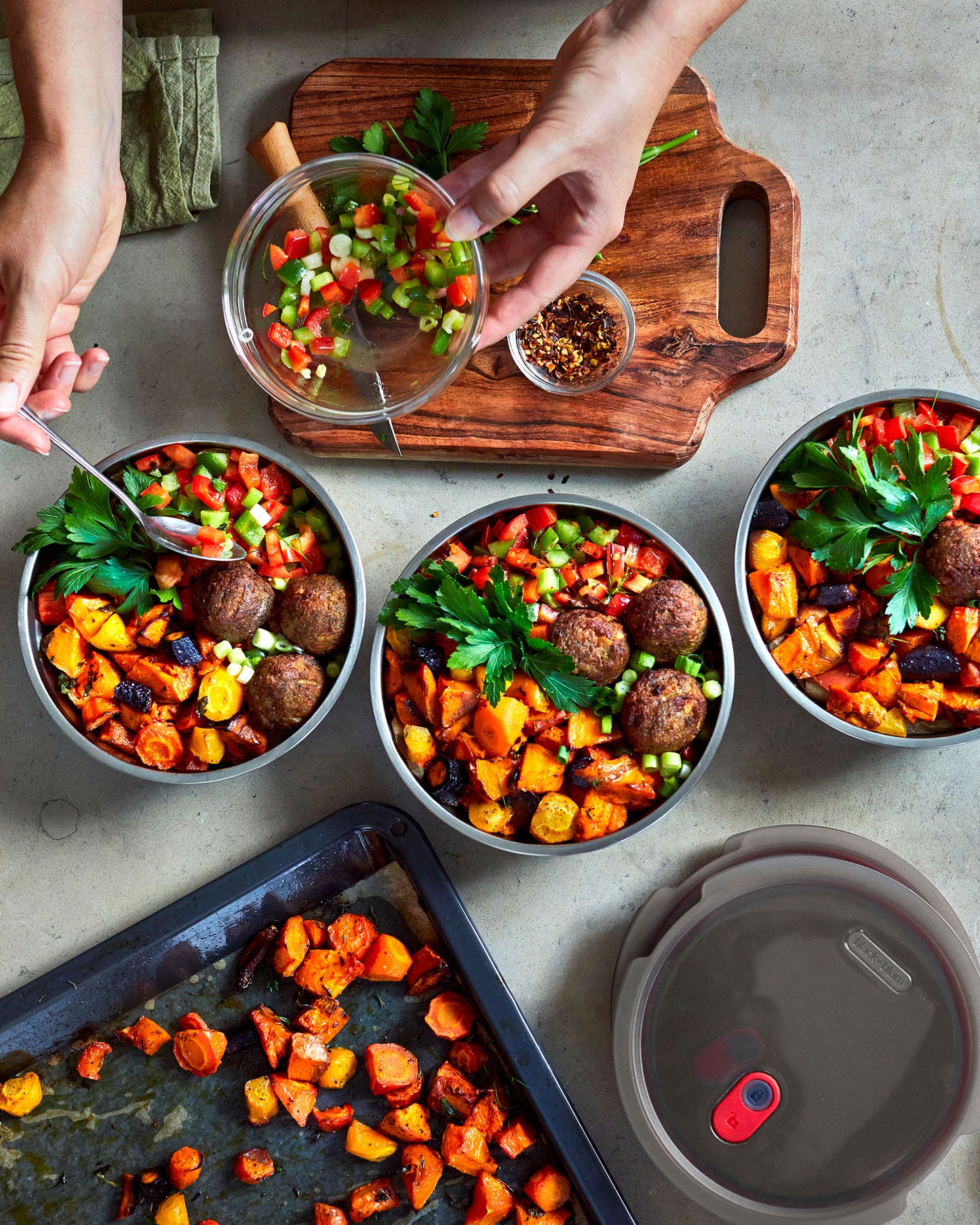 MEAL PREP BOWL SET X3