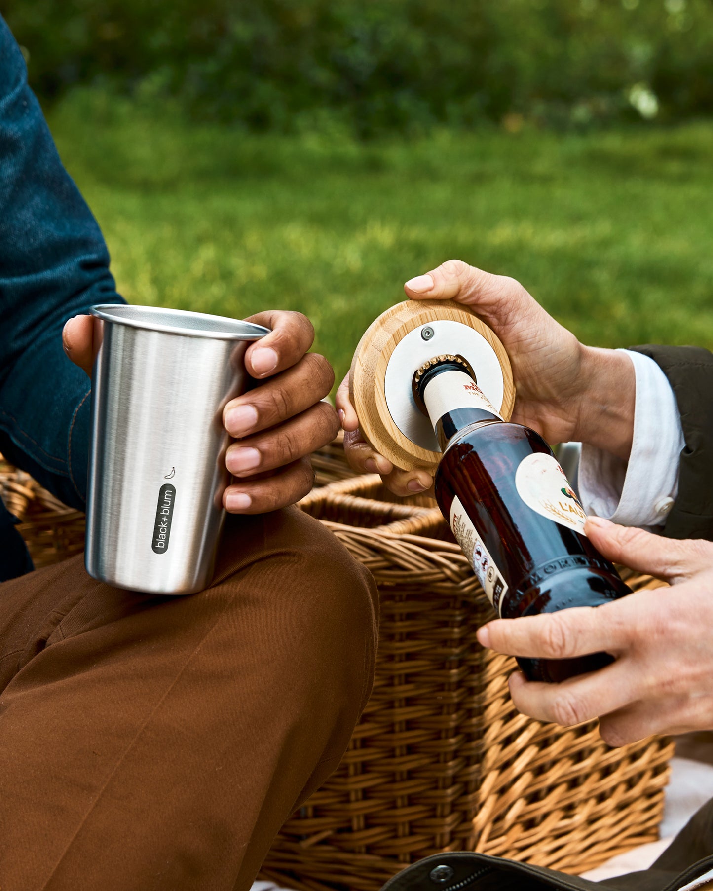 Stainless Steel Cup Set with bottle opener