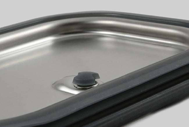 Stainless steel lunch box leak proof lid
