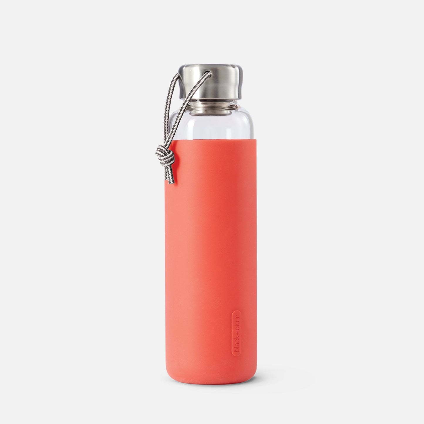 GLASS WATER BOTTLE - coral