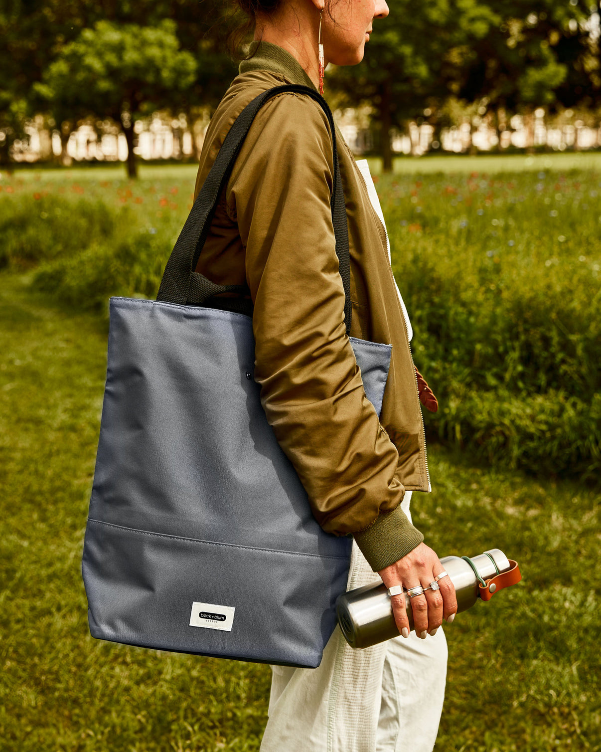 Sustainable Grocery Cooler Bag, Insulated Eco-Friendly Washable