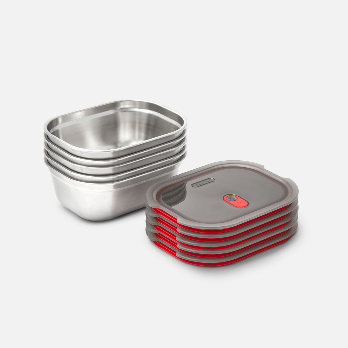 Black+Blum | Stainless Steel Meal Prep Food Box Set Of 5 | Reusable ...