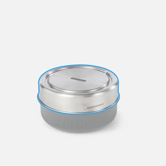 Replacement GLASS LUNCH BOWL - STEEL LID