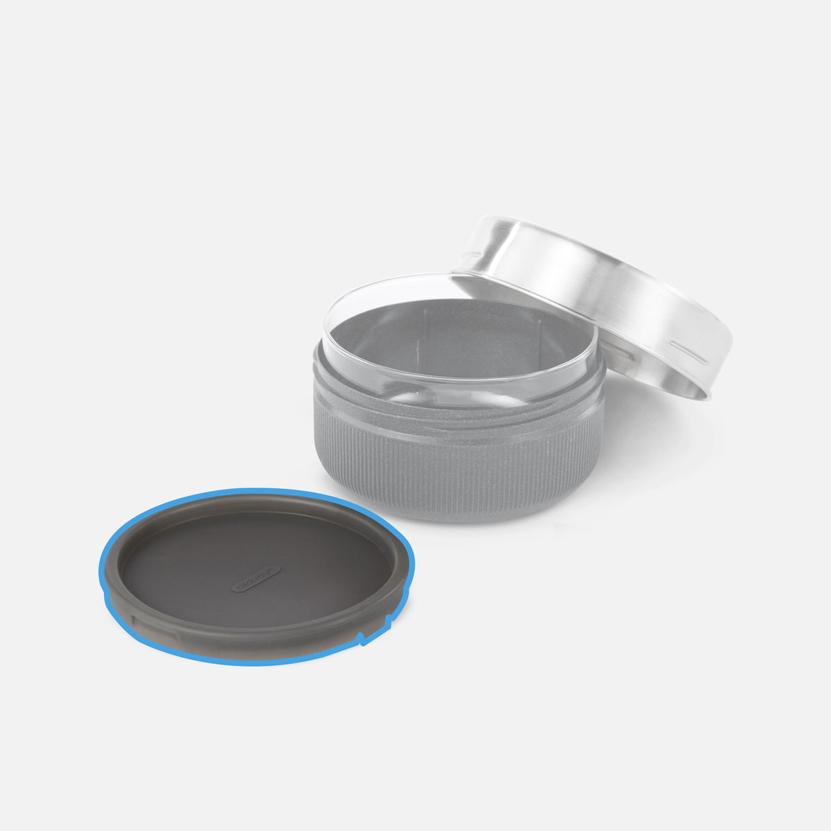 Replacement GLASS LUNCH BOWL SILICONE LID