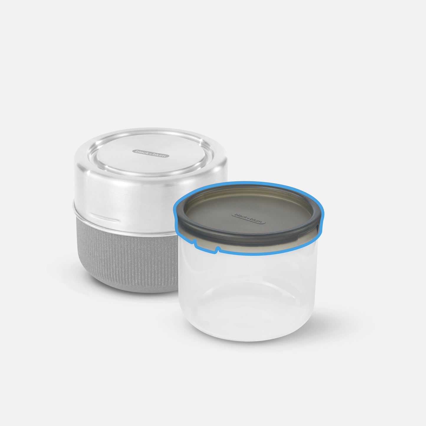 Replacement GLASS LUNCH POT LARGE - SILICONE LID