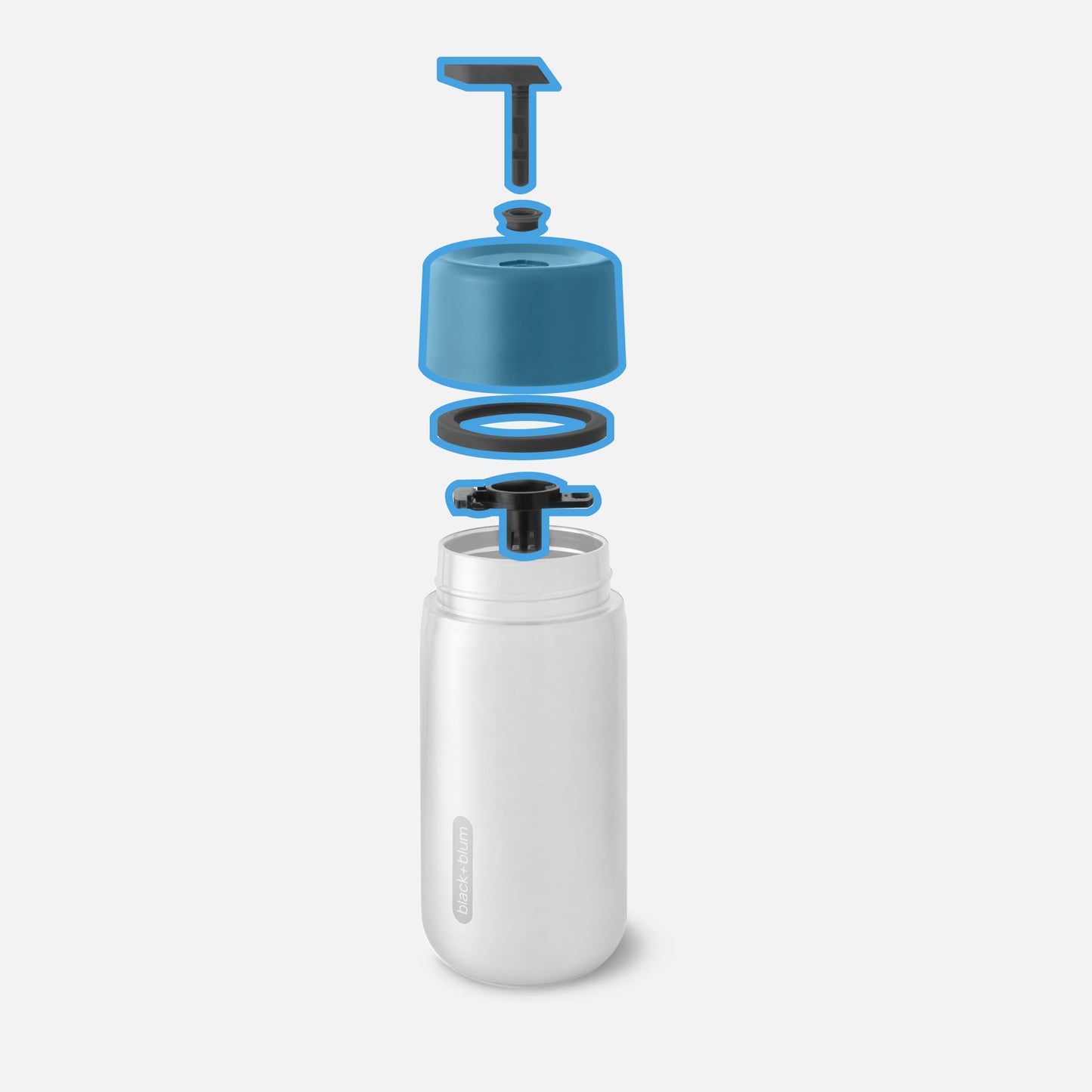 Replacement TRAVEL CUP - FULL LID (includes locking mechanism and seals)
