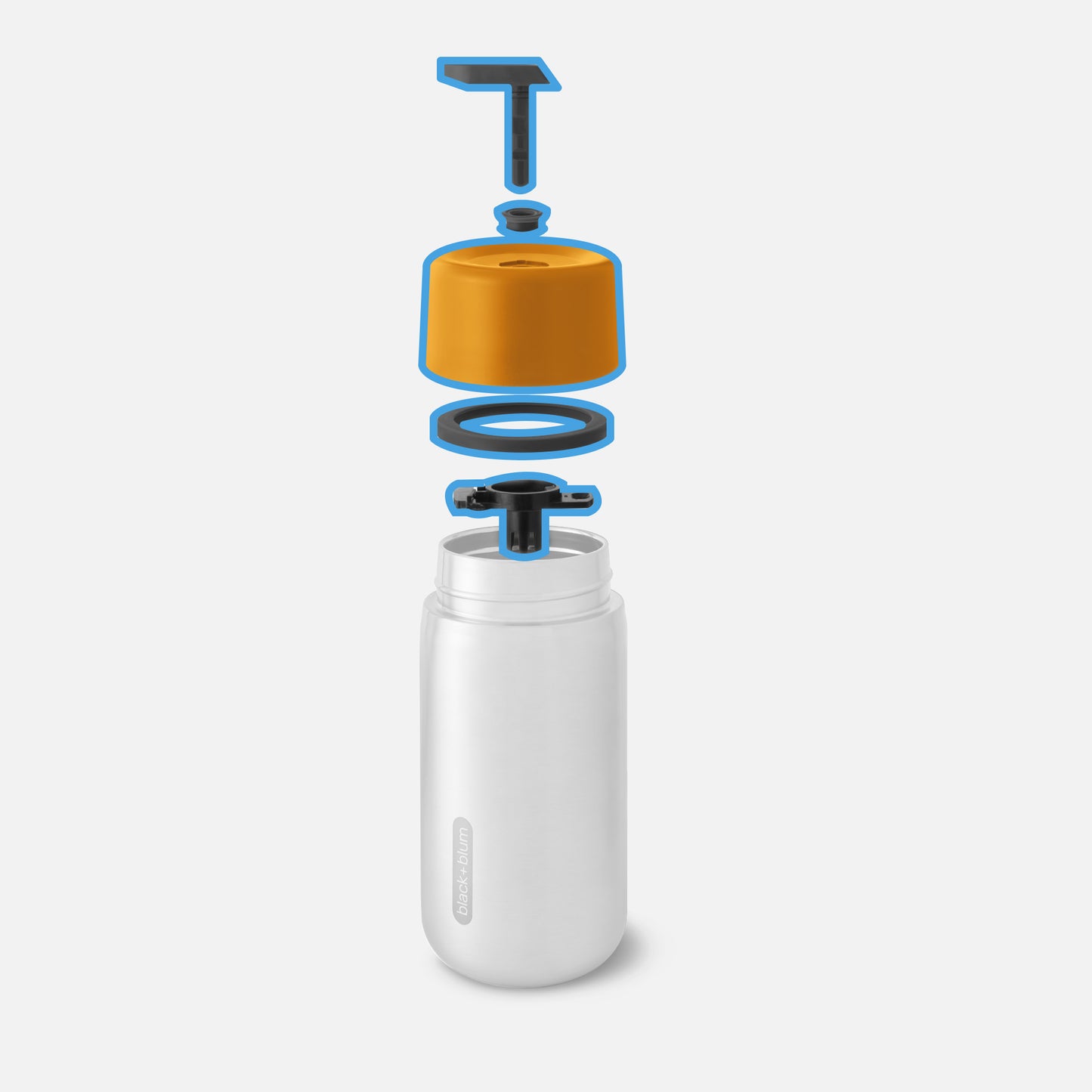 Replacement TRAVEL CUP - FULL LID (includes locking mechanism and seals)