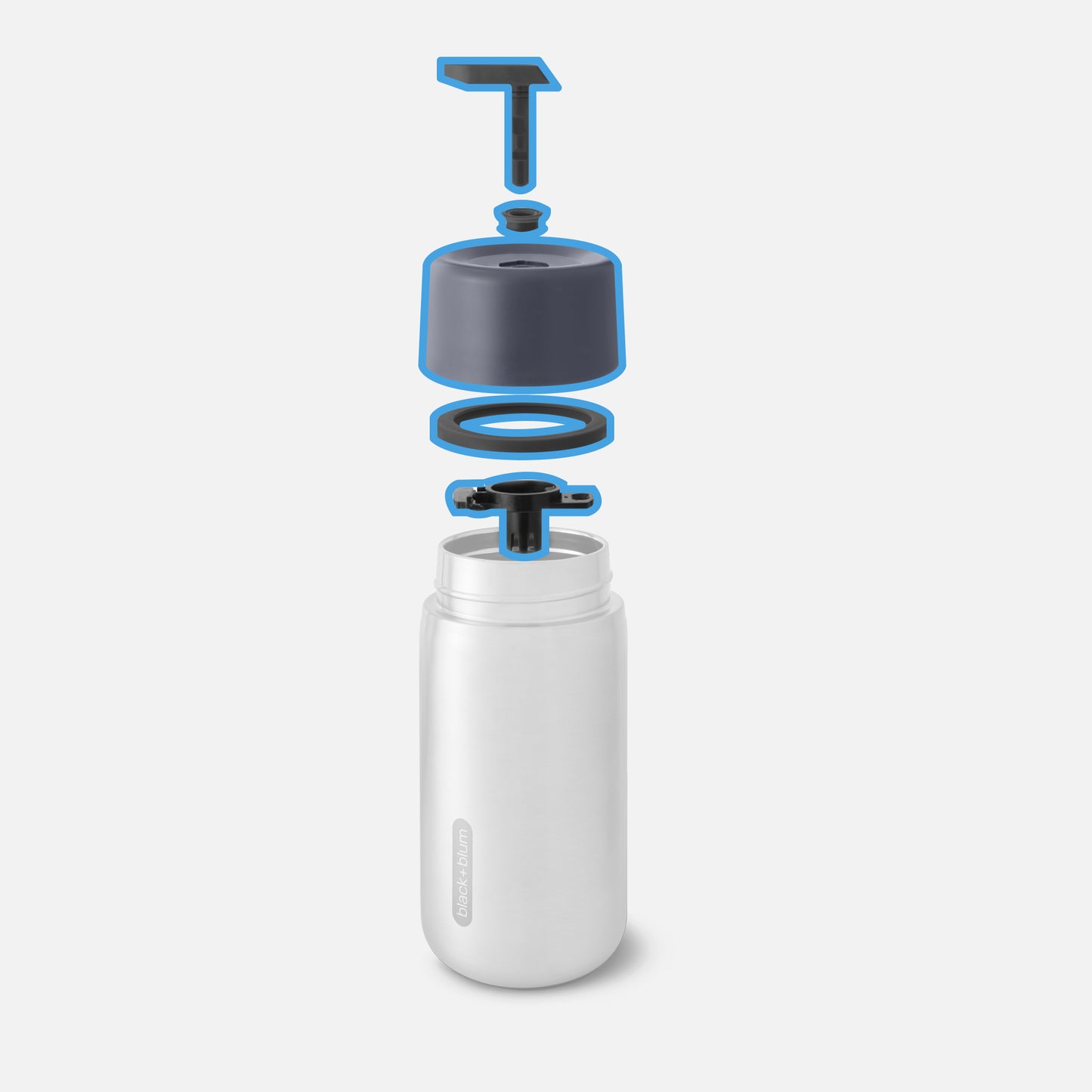 Replacement TRAVEL CUP - FULL LID (includes locking mechanism and seals)