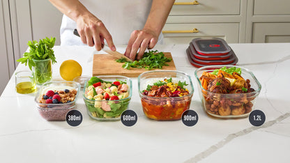 glass food containers