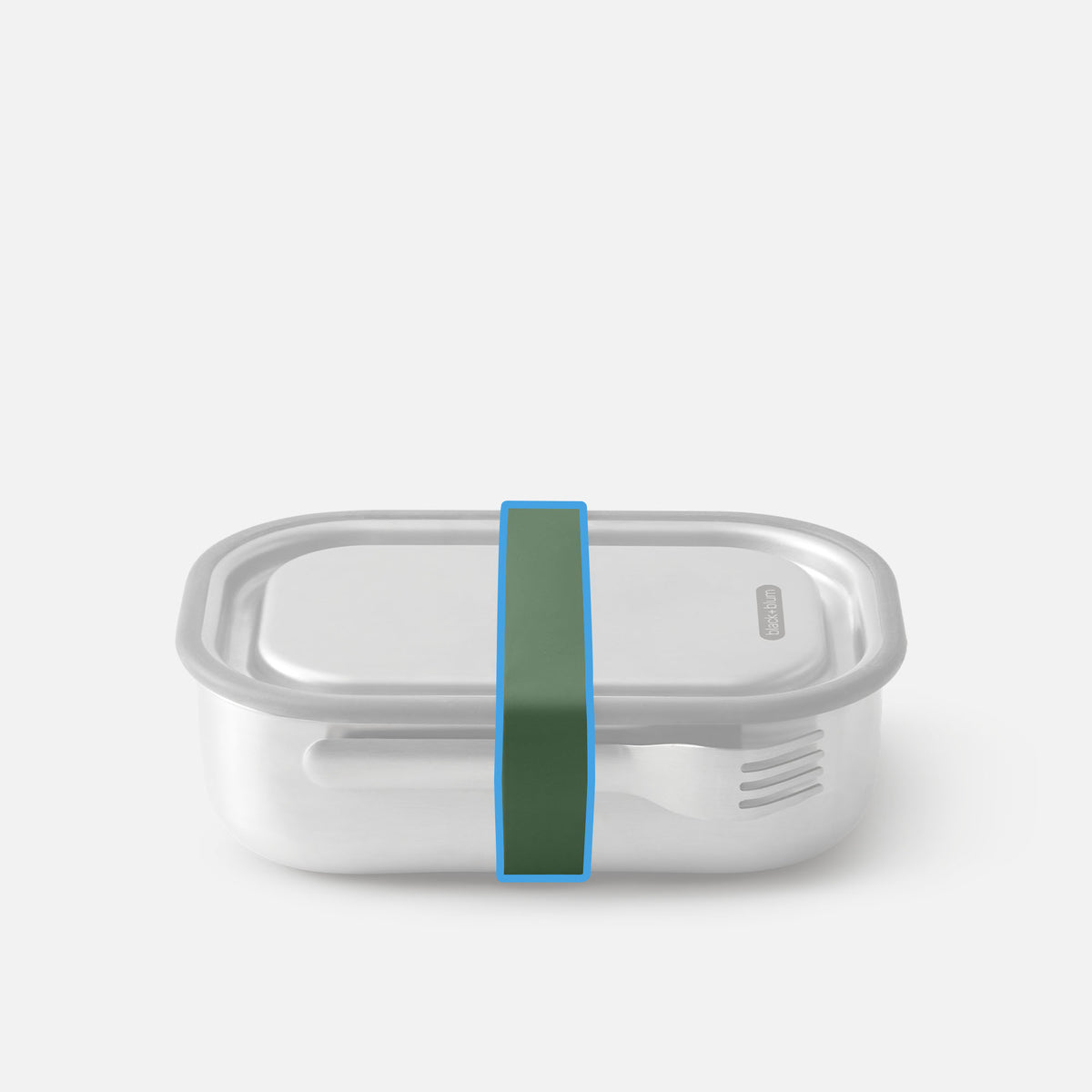 replacement STAINLESS STEEL BOX SILICONE BAND
